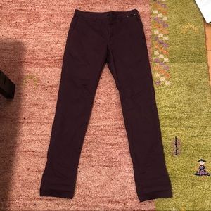Uniqlo Burgundy chinos